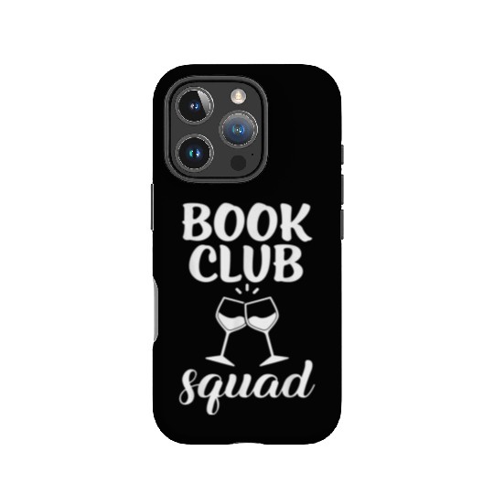 Book Club Squad for Reading and Wine Drinking IPhone Cases