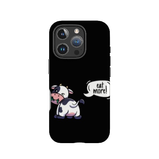 Cross Country Run IPhone Cases, XC Running Eating Cow S