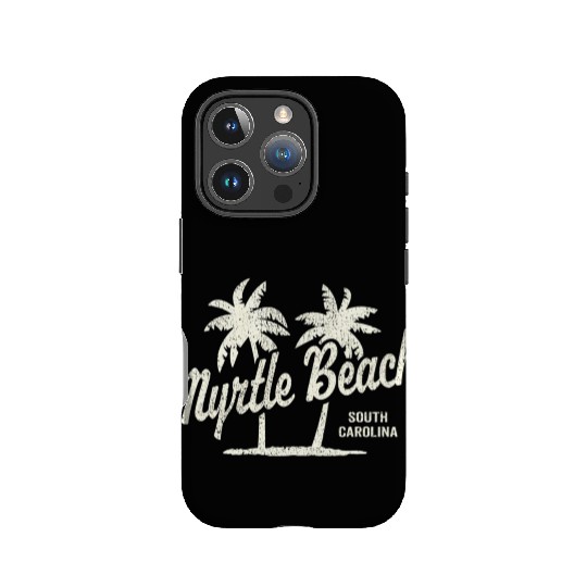 Myrtle Beach South Carolina 70S Palm Trees IPhone Cases