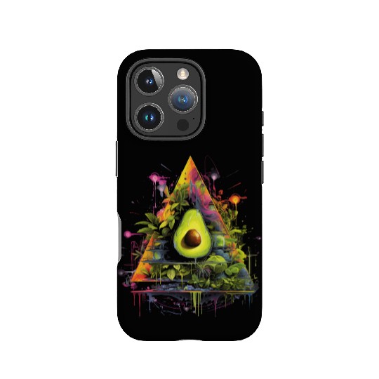 Avocado Triangle IPhone Cases