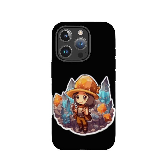 Crystal Miner Co Vintage Cartoonish IPhone Cases