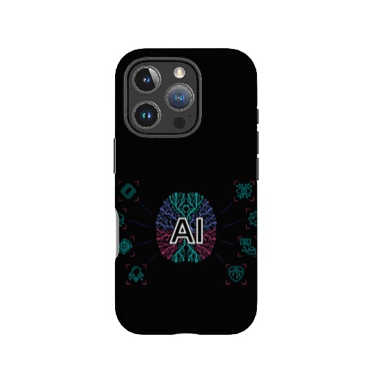 AI - AI Brain & AI Artificial Intelligence IPhone Cases