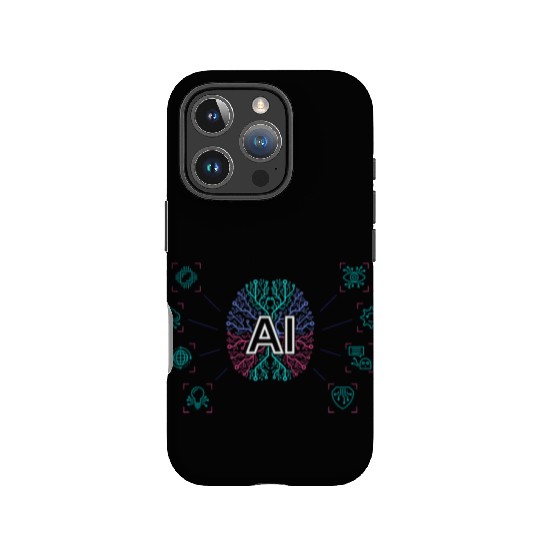 AI - AI Brain & AI Artificial Intelligence IPhone Cases