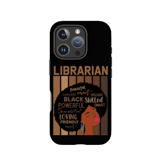 Librarian Melanin African Reading Lover IPhone Cases