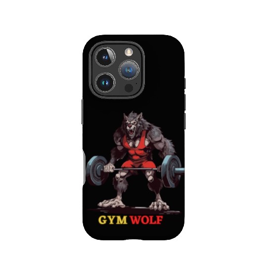 Gym Wolf IPhone Cases