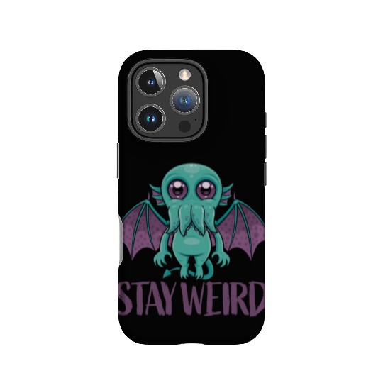 Stay Weird Cute Cthulhu Monster IPhone Cases