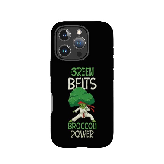 Broccoli Martial Arts Karate MMA Boxing Kicks IPhone Cases