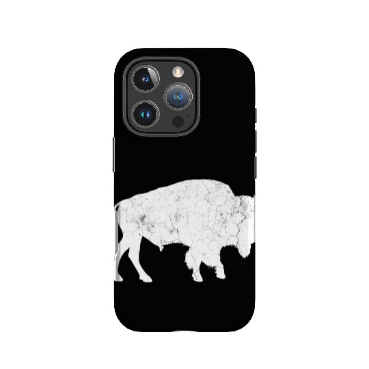 Distressed Buffalo Bison Animal IPhone Cases