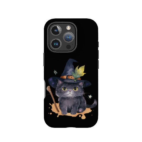 Wizard Cat Magic IPhone Cases