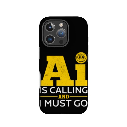 Artificial Intelligence - AI Is Calling And I Must IPhone Cases
