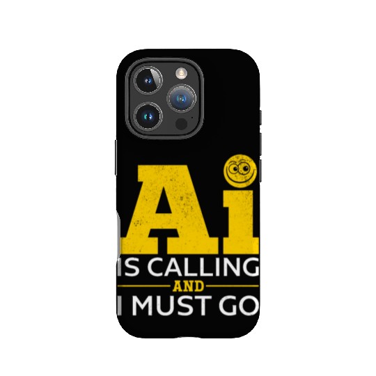 Artificial Intelligence - AI Is Calling And I Must IPhone Cases
