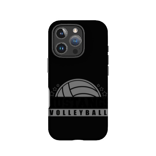 Mustangs Volleyball Coach Sports Team Spirit Wear IPhone Cases