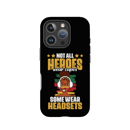 Not All Heroes Wear Capes Awesome Melanated IPhone Cases