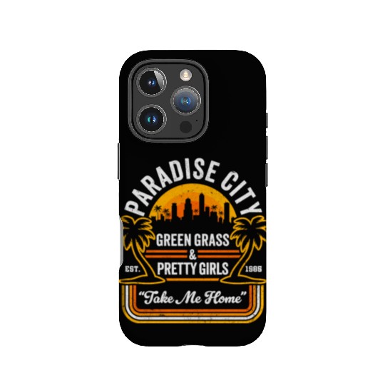 Funny 80's Classic Rock Parody: Paradise City IPhone Cases