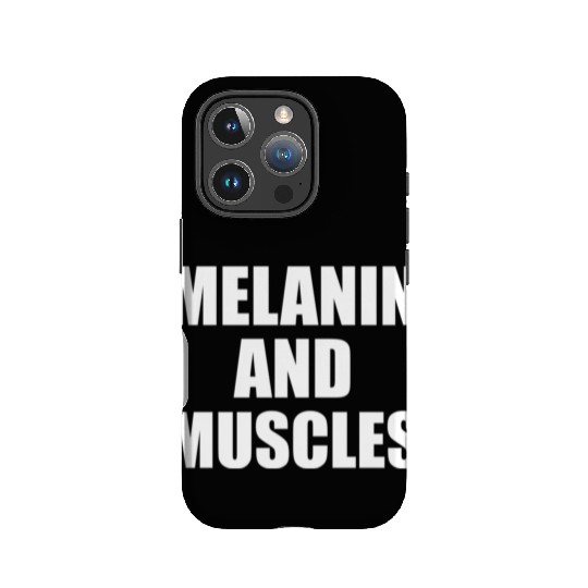 Melanin And Muscles Black Is Beautiful Workout Gym IPhone Cases