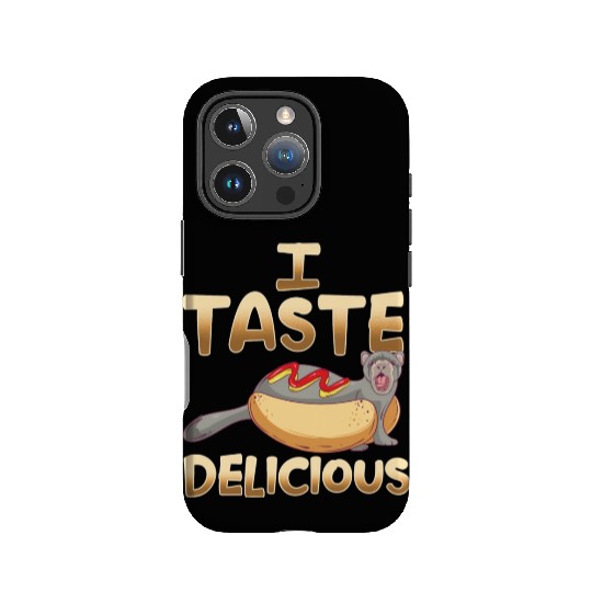 I Taste Delicious Ferret Mom Dad Funny Ferrets IPhone Cases