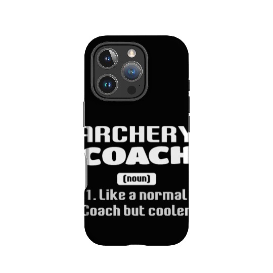 Outdoor Hunting Bow Arrow Funny Archery Coach IPhone Cases