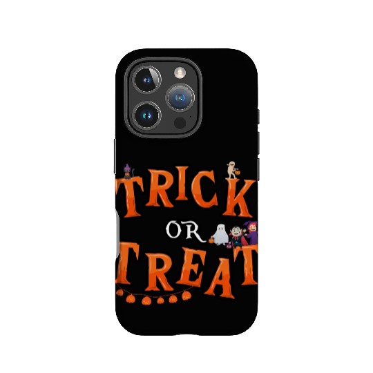 Trick or Treat kids,ghost,witch and vampire ,cat IPhone Cases