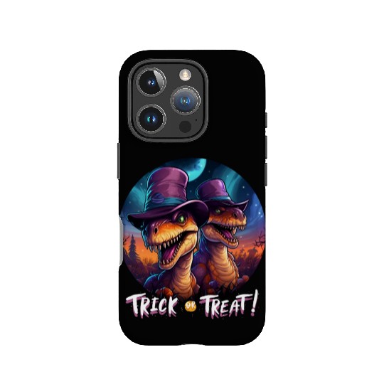 Halloween Dinosaur Velociraptor Trick or Treat IPhone Cases