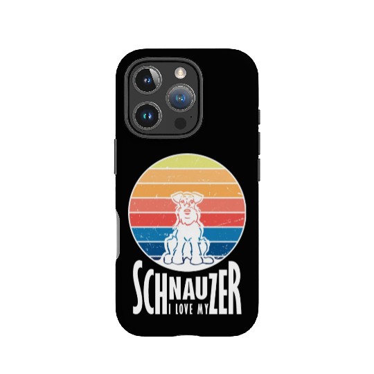 Schnauzer Love IPhone Cases