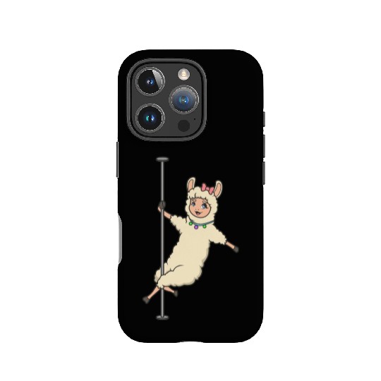 Llama On Pole Dance Pole Pole Fitness IPhone Cases