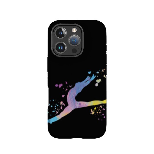 Ballet Dancer Colorsplash Man Ballerino IPhone Cases
