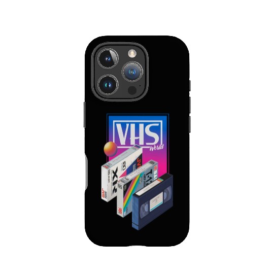 80s T ShirtVHS world IPhone Cases