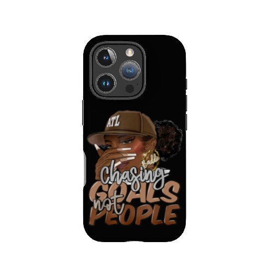 Chasing Goals Not People Black Woman Black Queen IPhone Cases