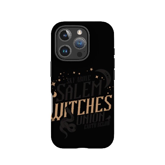 Salem Witches Union Black IPhone Cases