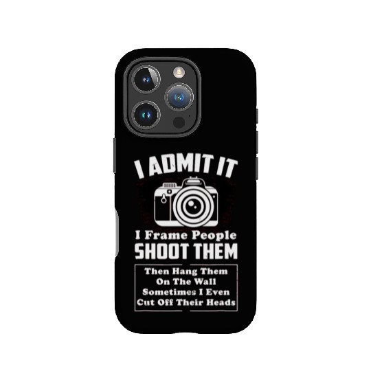 i shoot people photography cut off their heads pho IPhone Cases