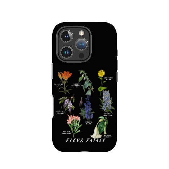 Botanist Gardening Fleur Fatale Poison Botaal IPhone Cases