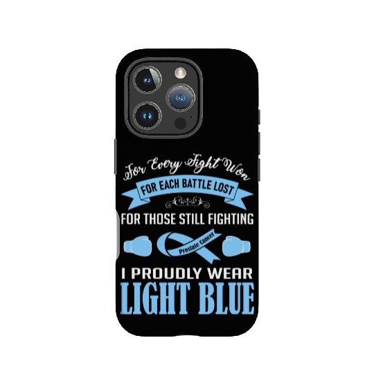 I Proudly Wear Light Blue Prostate Cancer IPhone Cases