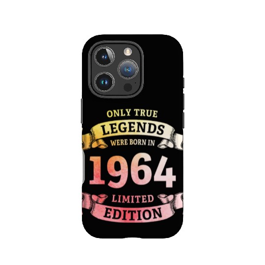 True Legends were born in 1964 60th Birthday Gift IPhone Cases