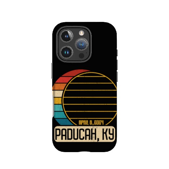 Total Solar Eclipse Kentucky Paducah April 28 2024 IPhone Cases