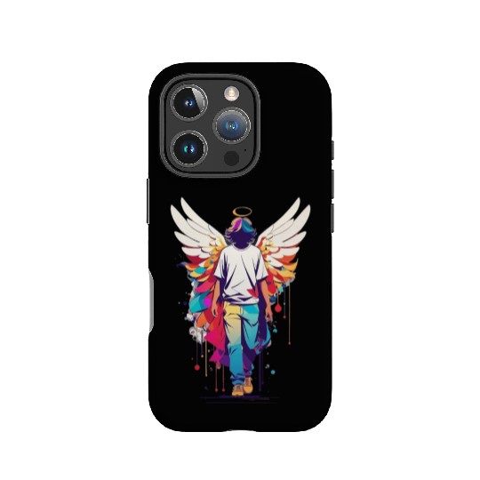 Angel with no face IPhone Cases