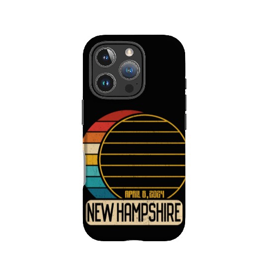Total Solar Eclipse New Hampshire April 28 2024 IPhone Cases