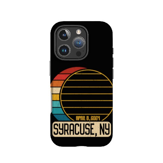 Total Solar Eclipse New York Syracuse EclipseSyrac IPhone Cases