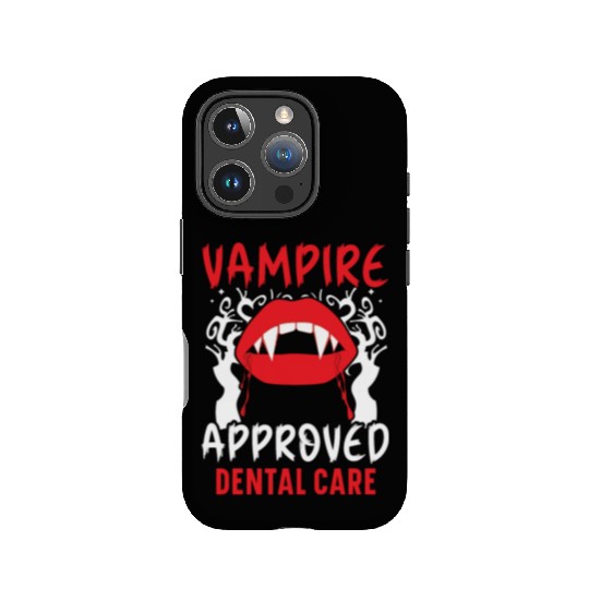 Vampire-Approved Dental Care. IPhone Cases