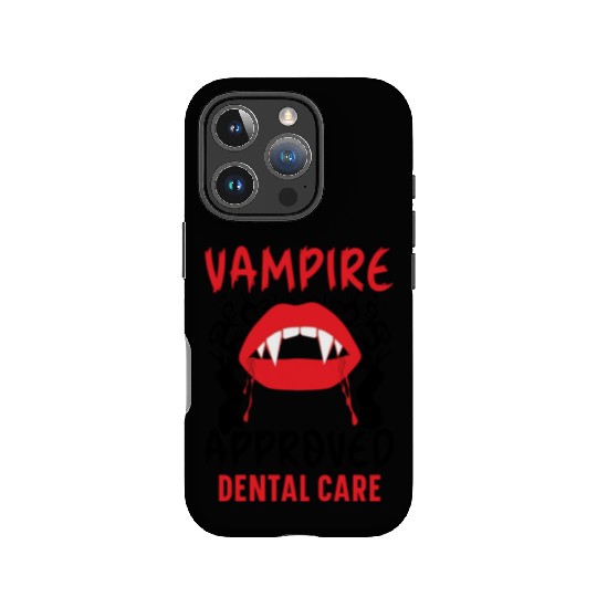 Vampire-Approved Dental Care. IPhone Cases