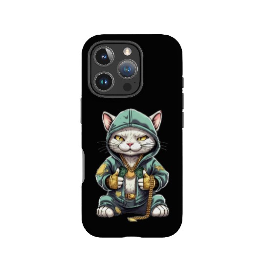 Funny Hip Hop Cat Lover Design IPhone Cases