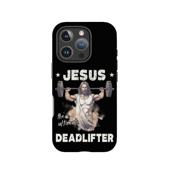 Jesus The Ultimate Deadlifted Retro Jesus IPhone Cases