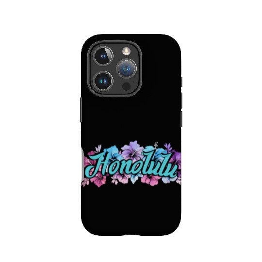 Honolulu Hawaii Hibiscus IPhone Cases