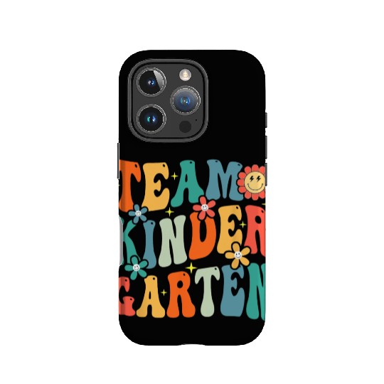 Team Kindergarten Teacher Student Groovy Back To IPhone Cases