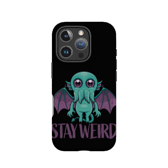 Stay Weird Cute Cthulhu Monster IPhone Cases