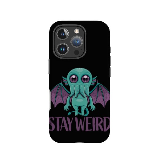 Stay Weird Cute Cthulhu Monster IPhone Cases