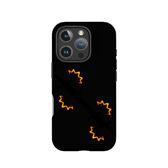 Electric fence barbed wire IPhone Cases