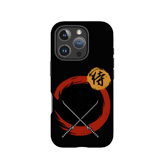 Samurai Warrior with Swords IPhone Cases