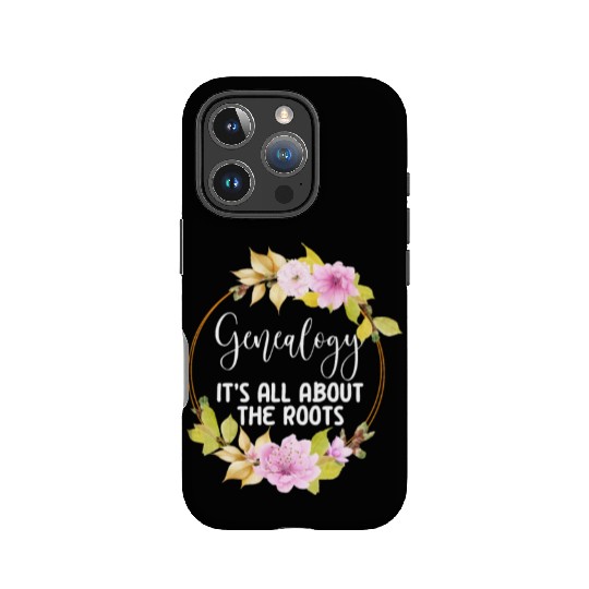 Genealogy It's All About The Roots IPhone Cases
