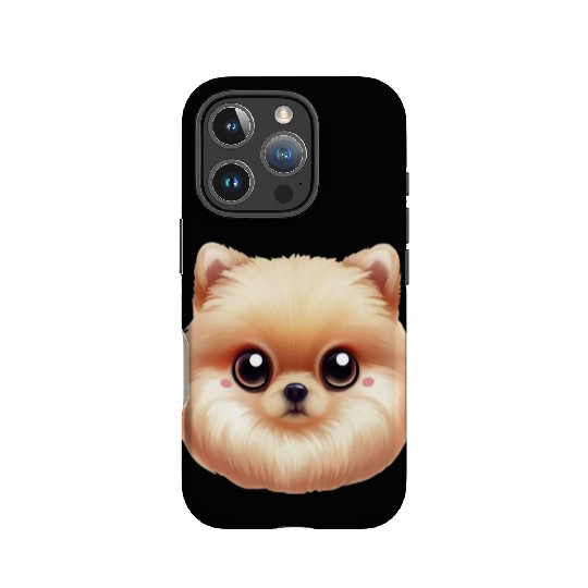 Playful Pomeranian Artwork IPhone Cases