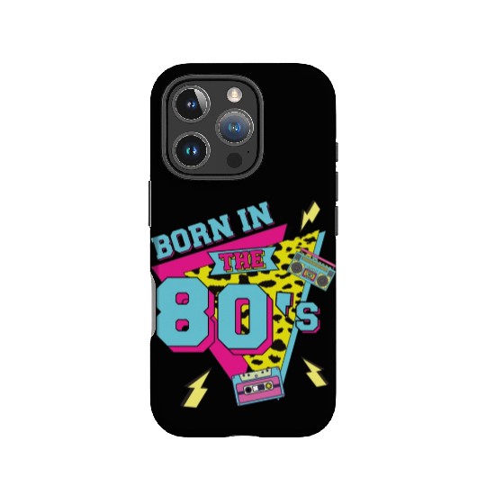 Retro Vintage Born in the 80s Women 80s IPhone Cases